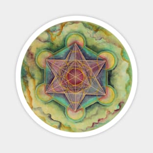 Metatron's Cube Sacred Geometry Magnet